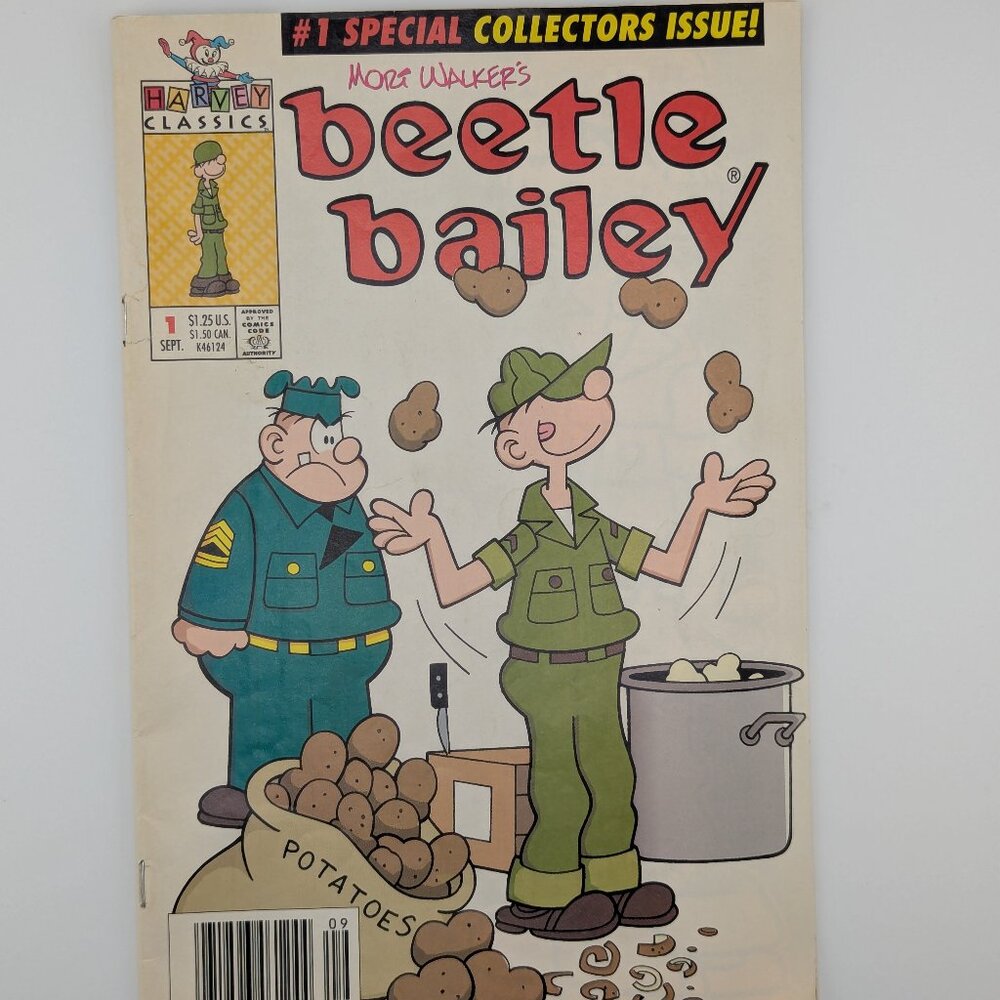 🪖😂 Beetle Bailey Comic Bundle – #1 (1992) & #107 (Oct) 📰🎖️